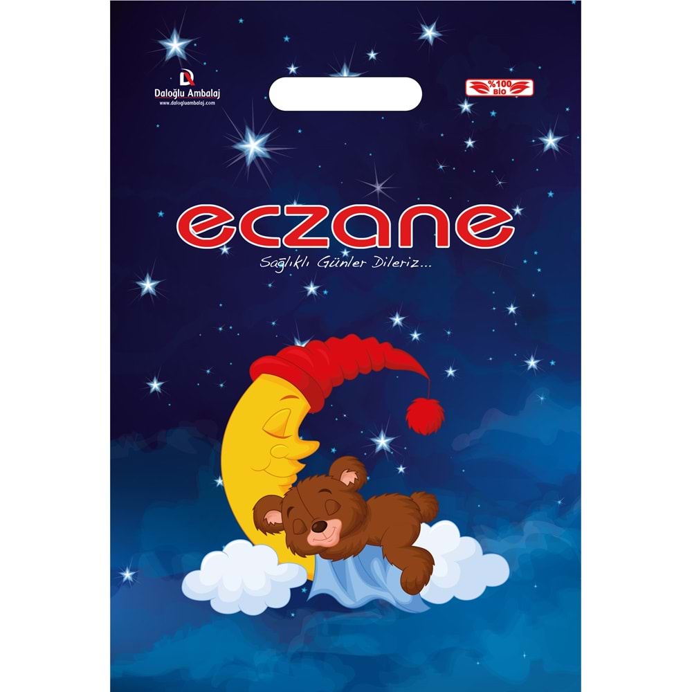 Bio Poşet Uykucu Temalı Elgeçme 28X40