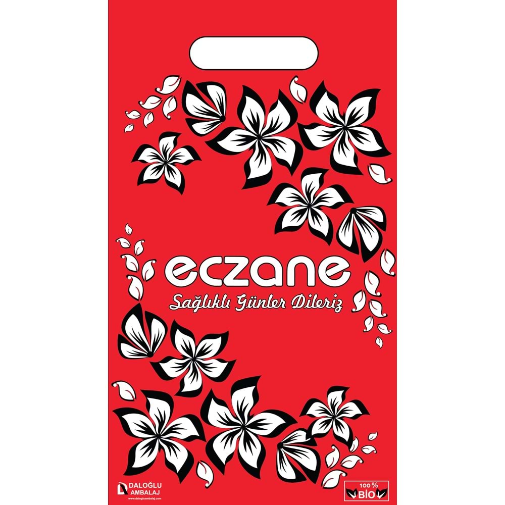 Bio Poşet Pembe Tabletlik Elgeçme 16X28