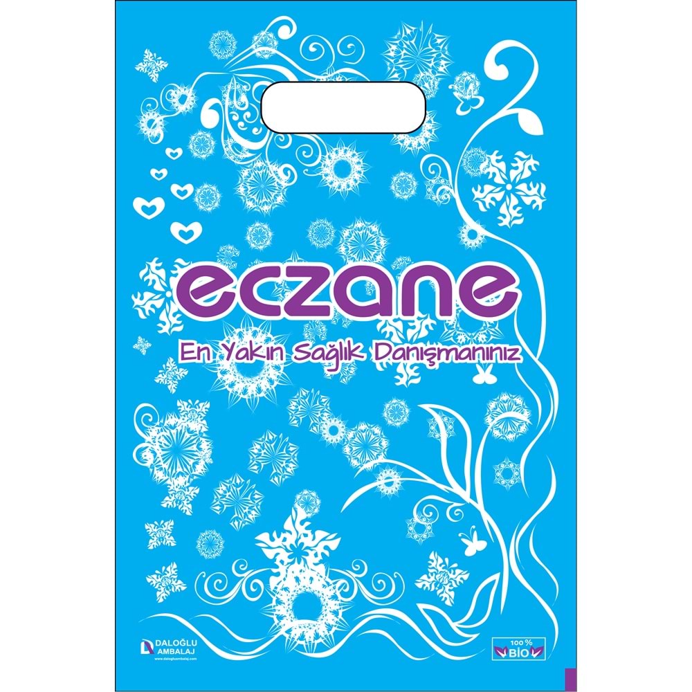 Bio Poşet Deniz Temalı Elgeçme 20X30