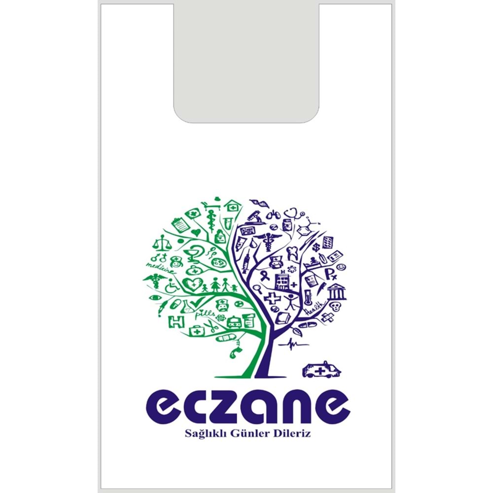 Bio Poşet Ağaç Temalı Atlet 20X35