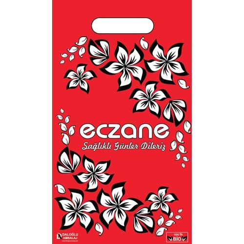 Bio Poşet Pembe Tabletlik Elgeçme 16X28