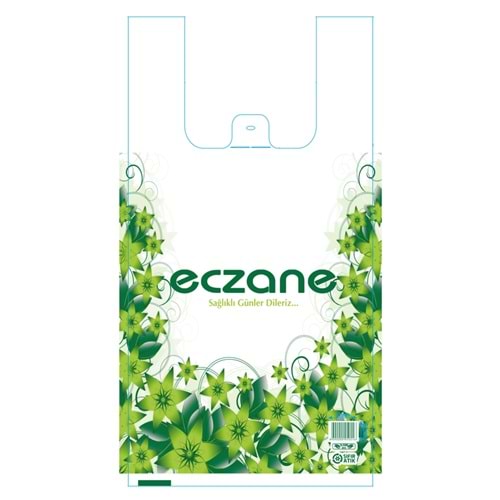 Bio Poşet Yeşil Narçiçeği Temalı Atlet 26X50